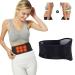 Belly Heating Magnetic Therapy Waist Belt for Back Support & Kidney Protection - XXL Black | Thermal Insulation & Self-Heating - Buy Online on GoSupps.com