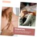 Lurrose 4-Piece Pearl Massage Tab Set | Wooden Foot Roller & Full Body Acupuncture Stick | Premium Face & Body Massage Tools for Relaxation - Buy Online on GoSupps.com