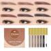Beliky Girl 6 Colors Eyebrow Color Gel Waterproof Cream for Light Blonde Soft Brown and Black Brows