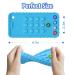 2 Pcs Remote Control Baby Teething Toys - BPA Free Silicone Teething Toys for Babies 3-12 Months - Chew Toys for Boys and Girls (Gray+Blue) - Buy Online on GoSupps.com