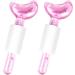 Ice Globes for Facials Women's Face Globes Facial Massager Skincare Tool for Daily Beauty Skin Care Reduce Puffiness and Relief Migraine Pain #1 Pink