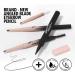 Curved Eyebrow Pen Eyebrow Pencils for Women Teardrop Angled Eyebrow Brush to Brows Waterproof Pencil with 4Principle MicroFork Tip Applicator Lift Natural Eyebrows 02 Brown - Buy Online on GoSupps.com