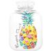 Naanle Colorful Pineapple Watercolor Heat Bottle 1L Transparent Hot & Cold Therapy for Bed Hands & Feet | Pain Relief | International Shipping - Buy Online on GoSupps.com