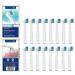 WuYan Toothbrush Heads for Oral B Electric Toothbrush 16 Pack Replacement Toothbrush Heads for Adult Compatible with Professional Care Triumph Advance Power etc