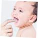Minkissy Infants' Milchzahn Brush Set - Mouth Cleaning Finger Toothbrush for Babies - 3 Pieces of Manual Chicken Stuff Brush - Buy Online on GoSupps.com