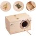 YJJKJ Pet Wood Bird Breeding Nesting Aviary Cage Box for Parakeets, Budgies, and Cockatiels - Buy Online on GoSupps.com