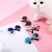 8 Pcs Pet Costume Set - Dog Neck Tie & Retro Sunglasses for Small Dogs & Cats - Buy Online on GoSupps.com