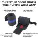FAMOUS SPORT Red Gym Wrist Wraps for Weightlifting - Professional Wrist Support with Thumb Loop for Men & Women - Ideal for Crossfit, Powerlifting, and Strength Training - 18 inch - Buy Online on GoSupps.com