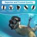 Findway Dry Snorkel Set for Adults - Anti-Fog Scuba Diving Mask with Wide View - Professional Snorkeling Gear in Black - Buy Online on GoSupps.com