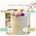 Natural Soy Scented Pillar Candles - Luxury Non-Toxic 10 oz Rose Jar Candle for Home | Aesthetic Decorative Gifts for Women - Buy Online on GoSupps.com