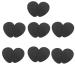 Anti-Slip Rubber Sole Protector Pads Outsole Pads 7 Pairs Self-Adhesive Shoe Grips Non-Slip Noise Reduction Skid Proof Sole Pad High-Heeled Shoe Pads