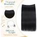 Sindra Black Wire Hair Extensions Real Human Hair 18 Inch 80g Black Hair Extensions Straight Silky Wire Hair Extensions Human Hair (#1-18inch) 18 Inch #1 - Buy Online on GoSupps.com