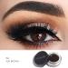 FOCALLURE Waterproof Eyebrow Cream Gel in Ash Brown | Long Lasting High-Pigment Formula with Brush | Define & Enhance Natural Brows - Buy Online on GoSupps.com