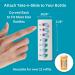 2 Pack Medication Tracker & Reminder - Reusable Peel & Stick Pill Organizer | 7 Day Vitamin & Pet Pill Aid - International Shipping Available - Buy Online on GoSupps.com