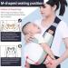 HINATAA Breathable Adjustable Baby Sling Carrier Wrap | Quick Dry | Thick Shoulder Straps | 0-36 Months (Green B) - Buy Online on GoSupps.com