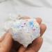 Crystal Rough Natural White Angel Aura Quartz Electroplating White Crystal Cluster Colorful Point Geode Enegry Crystals Decor (Size : 50g)