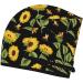 Hair Towel Wrap - Quick Dry Towel Turban with Button | Bees & Sunflowers Design for Effortless Hair Drying - Buy Online on GoSupps.com