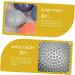 Marmerdo Durian Ball Massage Roller Tool - Gray PVC Massage Balls for Arm & Foot Relief | Office & Outdoor Massage Device (16x16x8cm) - Buy Online on GoSupps.com