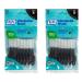Tepe interdental brush black ISO size 8 (1.5 mm) / for simple and thorough cleaning of the interdental spaces / 1 x 8 interdental brushes (pack with 2)
