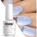 Vishine Nail Gel Polish 15ml Soak Off Nail Gel Polish Nail Art Manicure Salon DIY UV LED Lamp Required - Muted Baby Blue 0.5 OZ - Buy Online on GoSupps.com