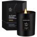 Scented Candles for Men Sandalwood & Rose Candle Valentine Candles 8 Oz Soy Candles for Home Scented Masculine Candle Wood Wicked Candles for Valentine s Day Gifts Vanilla Candle in Black Jar 8OZ