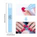 3x Nail Polish Correction Pens Set - Manicure Corrector with Cotton Heads & 9 Replacement Tips - Purple Blue Pink - Perfect for Nail Art! - Buy Online on GoSupps.com