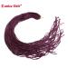3 Packs Eunice Hair #99J Synthetic Crochet Braids - 28 Inch Soft Goddess Mambo Hair Extensions - Box Braids (28 Roots/Pack) - Buy Online on GoSupps.com
