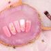 Nail Art Palette Nail Art Painting Gel Palette Resin Nail Art Palette Display Cosmetic Mixing Manicure Tool Pink - Buy Online on GoSupps.com