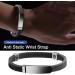 1/2pc Wrist Band - 20g Silicone Wristbands Custom Wrist Bands | Adjustable Hand Wrist Band Anti Static Wrist Strap Band Cordless Band Sports Wristbands Black Colour Hand Wrist band for Boys Adults 2pcs Black - Buy Online on GoSupps.com