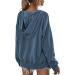Shop Cuddly Women's Autumn Winter Sweatshirt - Plus Fleece Hoodie with Quadratic Collar for Casual Style | Perfect for Parties Outdoor Travel & Daily Wear - Dark Blue XL - Buy Online on GoSupps.com