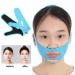 Face Slimming Mask | V-Shaped Face Lift Bandage for Double Chin Reduction | Beauty & Weight Loss (Blue) - Buy Online on GoSupps.com