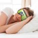 Soft Green Grass Soccer Printed Eye Mask | Adjustable & Breathable | Light Blocking Double-Sided Sleep Mask - Buy Online on GoSupps.com