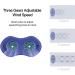 Electric Anti Snoring Device with Fixing Strap | Adjustable Nasal Dilator | Stop Snoring Solution | Nose Vents for Men Women (Blue) - Buy Online on GoSupps.com