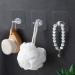 Bayore Transparent Toothbrush Holder - Hygienic Self-Adhesive Stand for Strong Hook Rod Support - Buy Online on GoSupps.com