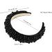 TRIXES Black Beaded Headband - Women's Fashion Accessory - Pearl Beaded - Buy Online on GoSupps.com