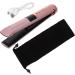 FOMIYES Professional Iron Curling Iron Mini Hair Crimper 2 in 1 Mini Flat Iron Curling Portable Curling Wand Travel Beard Girl Rose Gold - Buy Online on GoSupps.com