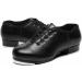 Mens Black Leather Lace Up Tap Dance Shoes - Size 11 - Buy Online on GoSupps.com
