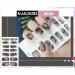 NAILDOKI Nail Stickers 6 Sheets x 14 Pieces Full Wraps Nail Polish Strips Self-Adhesive Gel Nail Art Decals for Women Girls B2-30 - Buy Online on GoSupps.com