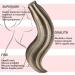 Hotlulana 100% Real Hair Tape-In Extensions | Chestnut Brown to Blonde Highlights (#P6/613) | 14 inch (35cm) | 20 Pieces Skin Weft - Buy Online on GoSupps.com