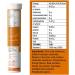 Fast&Up Vitamin C 1000 mg Effervescent Tablets - Immune System Support - Orange Flavour - 20 Count Pack - Buy Online on GoSupps.com