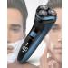 3D Mens Electric Shaver with Pop-up Trimmer - Rechargeable & Waterproof | LCD Display & Travel Lock | Father's Day Gift - Buy Online on GoSupps.com