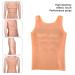 Dark Skin Silicone Fake Chest Vest for Carnival Costume Prop - Muscle Chest Simulation for Indoor Events - Buy Online on GoSupps.com