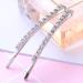 Rhinestone Bobby Pin Metal Hair Clips - 12 Pieces Clear Crystal Barrette Pins for Women and Girls - Buy Online on GoSupps.com