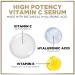 Vitamin C Face Serum - Anti-Aging & Brightening Facial Serum with Hyaluronic Acid & Vitamin E for Dark Spots Fine Lines & Wrinkles - 1 Fl Oz - Buy Online on GoSupps.com