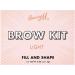 Barry M Fill And Shape Brow Kit Palette with Styling Soap - Light Shade - Buy Online on GoSupps.com