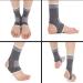 Ankle Support for Ligament Damage & Sprains - Relief for Plantar Fasciitis & Achilles Tendonitis | Strapless Design (Gray) | International Shipping Available - Buy Online on GoSupps.com