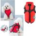 Buy Windproof & Waterproof Dog Jackets - 2 in 1 Cold Weather Coats for Large Dogs - Red 4XL Winter Vest - Buy Online on GoSupps.com