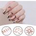 24 Pieces French False Nails Short Press on Nails Black Wavy Lines Almond Nails Fake Nail Set with Nail Adhesive Tabs Full Cover Stick on Nails for Women Girls - Buy Online on GoSupps.com