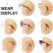 Qianyu Anti-Slip Silicone Glasses Ear Pads - 12 Pairs Soft & Comfortable Covers in 4 Designs for All Glasses - Buy Online on GoSupps.com