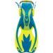 Cressi Kids Rock Fins S/M for Snorkeling, Swimming, Boogie Boarding - US Youth 1/3 | EU 32/34 - Blue/Yellow - Buy Online on GoSupps.com